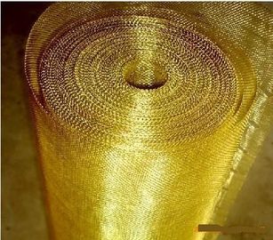 Malla de alambre tejida de cobre amarillo de la mejor calidad