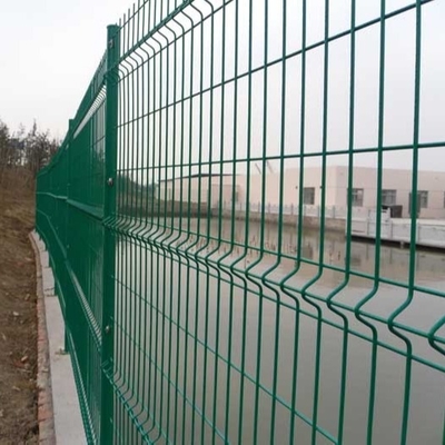 Curved welded fence/Home Outdoor Decorative 3D Curved Welded Wire Mesh Garden Fence Panels/3D security fence